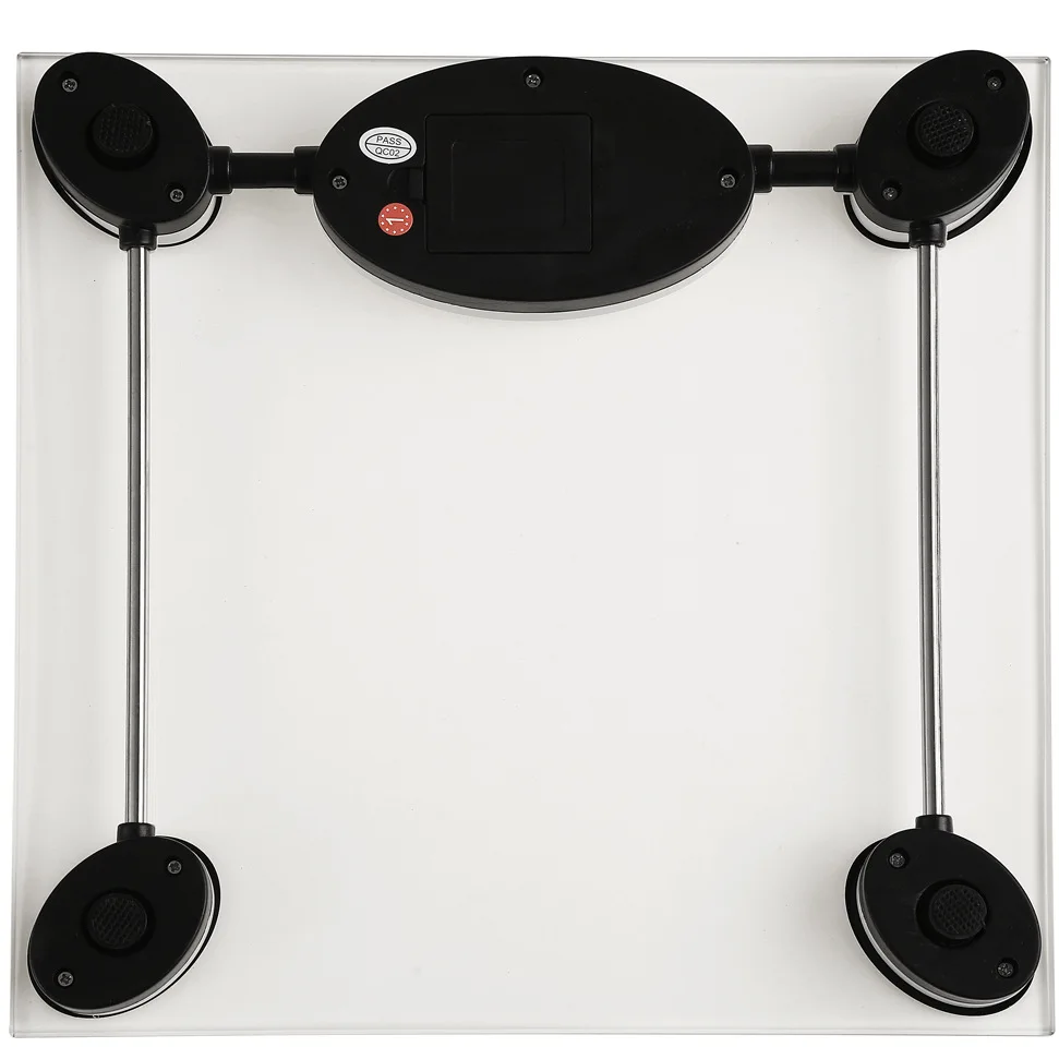 Manufacturers wholesale support custom foreign trade square transparent electronic body weight  digital body weighting scale