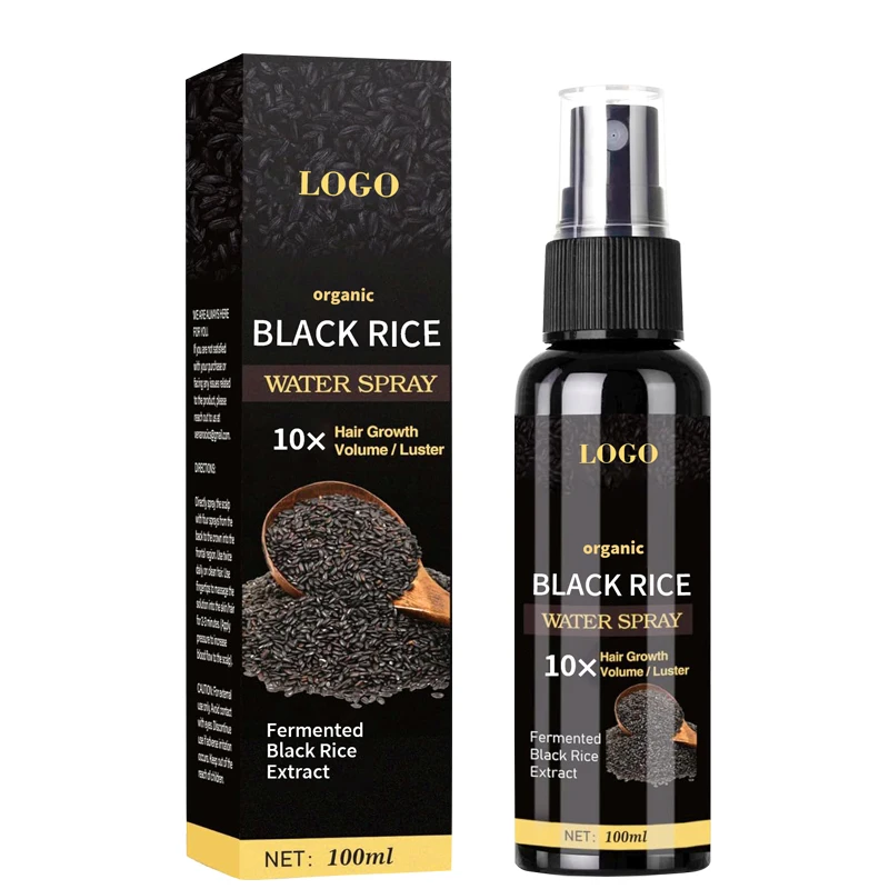 Factory custom wholesale rich organic black sesame extract hair growth spray