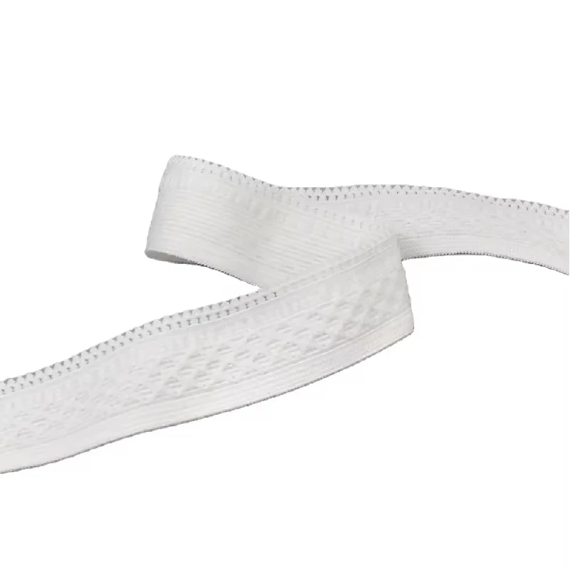 Factory Price Nylon Spandex Picot Jacquard Elastic Waist Band Elastic Lace Elastic Clothing Accessories Spot Wholesale