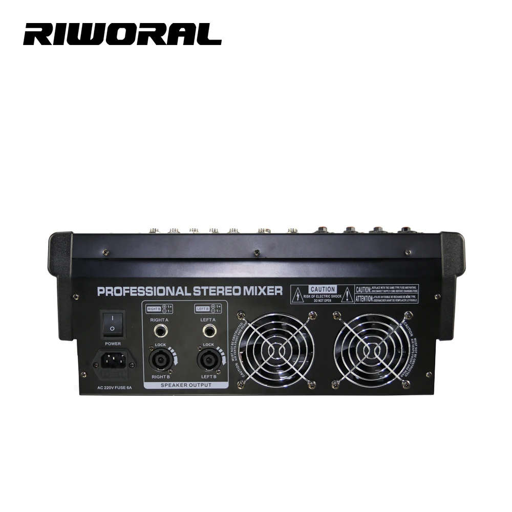 GB8D 8 channel usb interface controller 99 DSP power mixer effect sound console power mixer amplifier