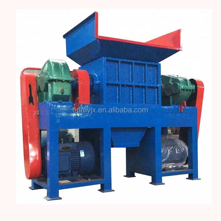 Waste Metal Electric Plastic Double Shaft Shredder Machine