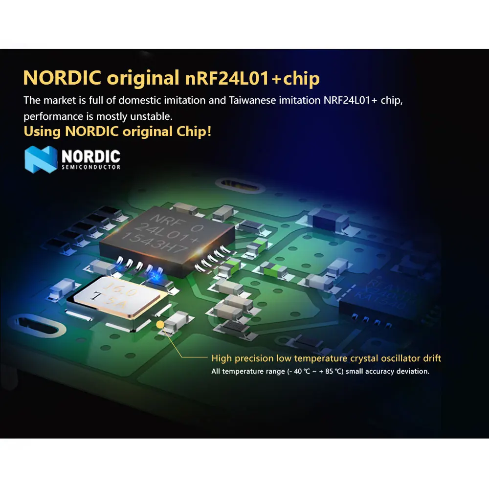 100mw spi controller nrf24l01 pa wireless 2.4ghz wireless transmitter receiver module