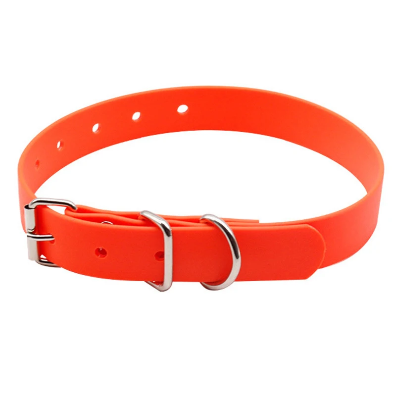 NiBao New Arrival Odor Free Custom Waterproof PVC Coated Webbing Dog Collar For Dogs Pets