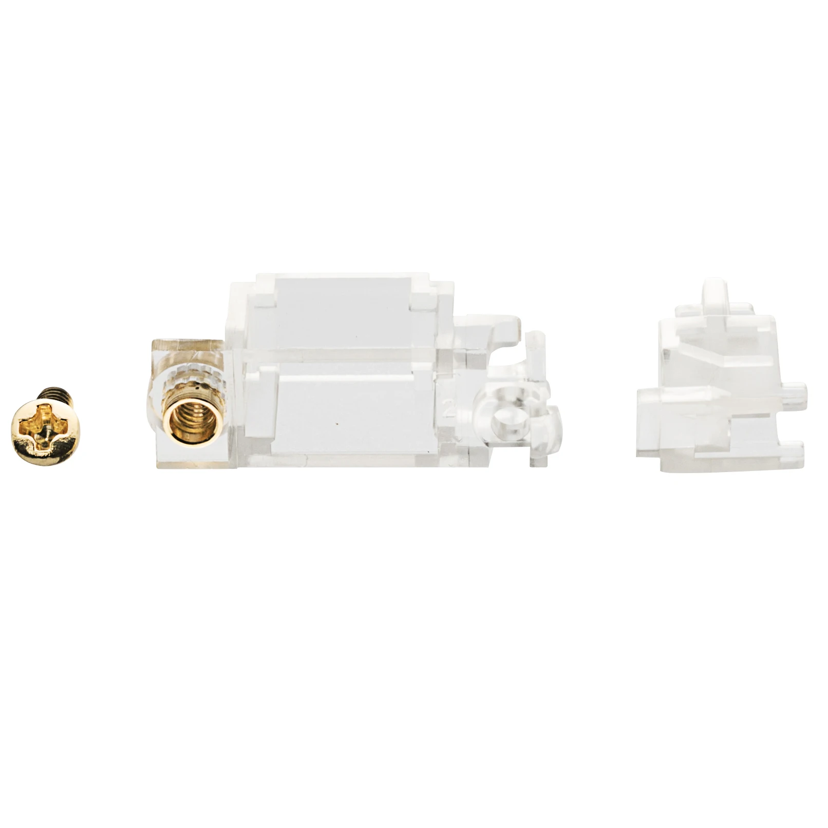 DUROCK Transparent Gold Plated 2U 6.25U 7U 3U Screw in Stabilizers PCB Mount keyboard Stabilizer Space Bar Keycap Stabilisers