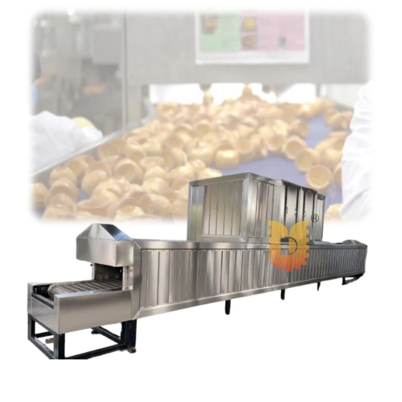 Gas Tunnel Oven with High Capacity of 200kg per hour Output and 10 to 15 cubic meters per hour Gas Consumption for Bakeries