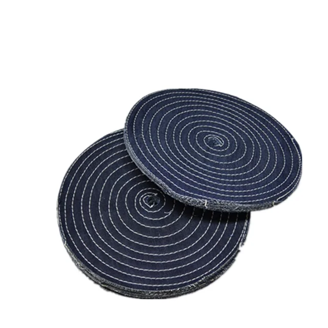Factory direct supply denim wide concentric buff for inox door clip folder