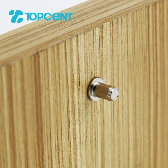 TOPCENT 5mm 6mm Furniture Metal Cabinet Cupboard Invisible Hidden Shelf Support Pins for Furniture Hardware