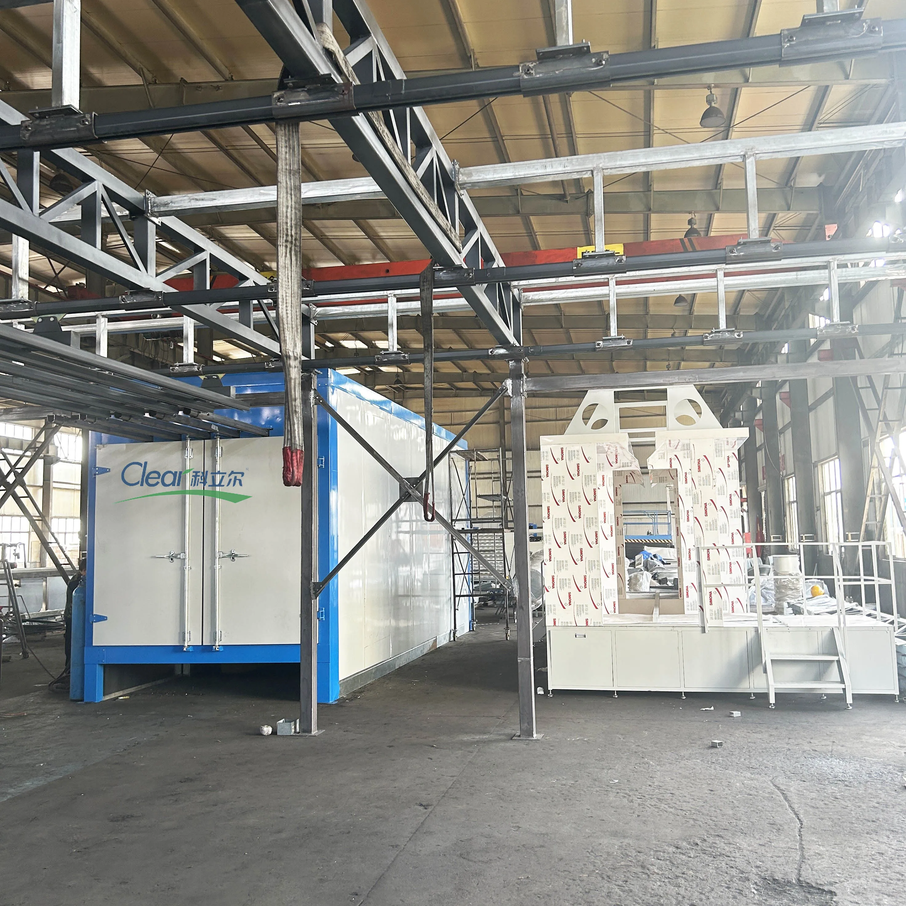 Manual / Automatic large electrostatic powder coating oven for sale
