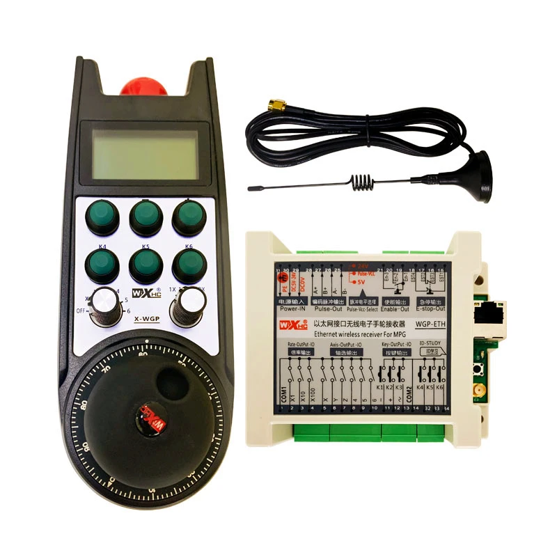 CNC wireless electronic handwheel pulse generator with real-time display is specially used in Siemens PLC