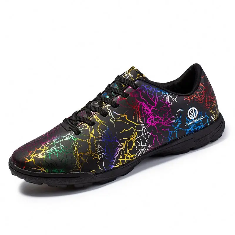 High Quality Sport Drop Shipping Fg Spikes Low Ankle Cleats Black  Football Soccer Boots Branded Shoes In Warehouse Stock