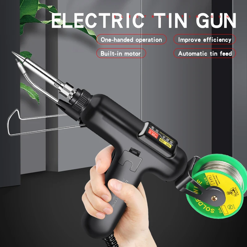 Electric Industrial Tin Soldering Iron Gun with Automatic Motor External Heating Welding Iron Gun
