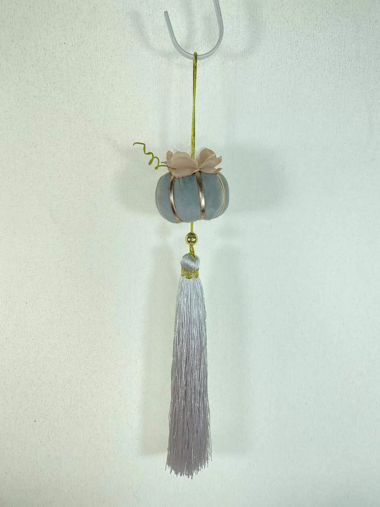 Promotion of high quality modern home Decoration pendant tassel pumpkin Christmas decorations