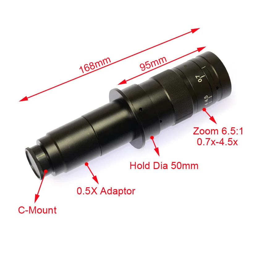 16MP HDMI-совместимая цифровая USB микроскоп камера + 180X C-Mount Zoom Lens 144LED Микроскоп стенд для телефона ремонт печатных