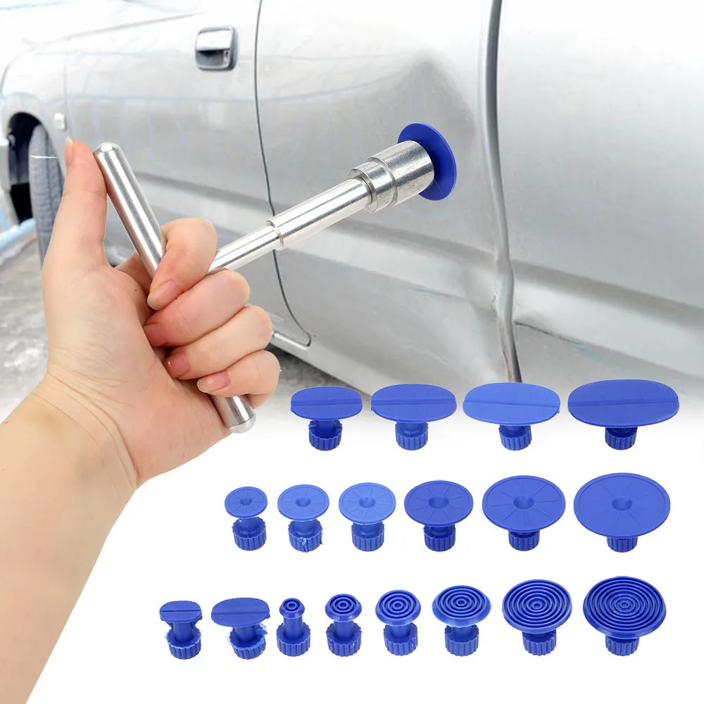Universal Auto Car Dent Puller Plastic Suction Cup For Pulling Vehicle Remove Dents Tabs Sheet Metal Repair Tool Kit