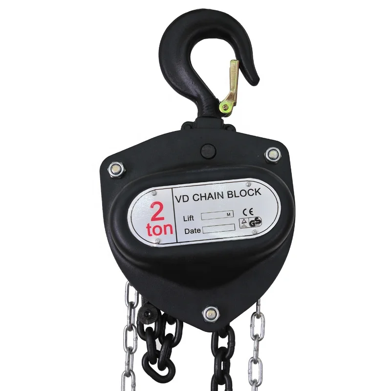 Hoist Winch Crane Vital 5 Ton Pulley 1 Ton Price Vd Chain Block Pulley 3 Ton 2Ton