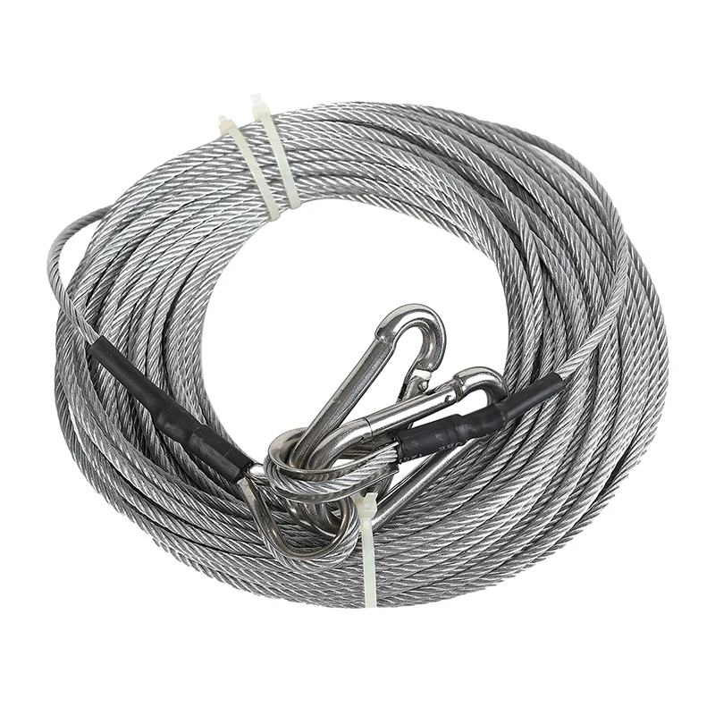 Fireproof safety lifeline for firefighters