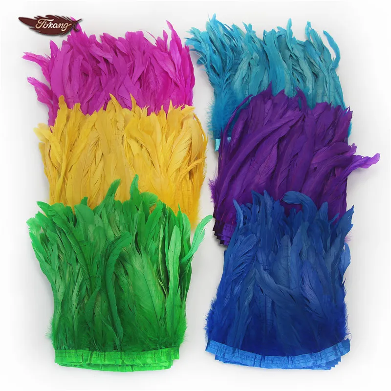 Wholesale Cheap Hot Pink 10-12inch Rooster Tail Feather Trimming