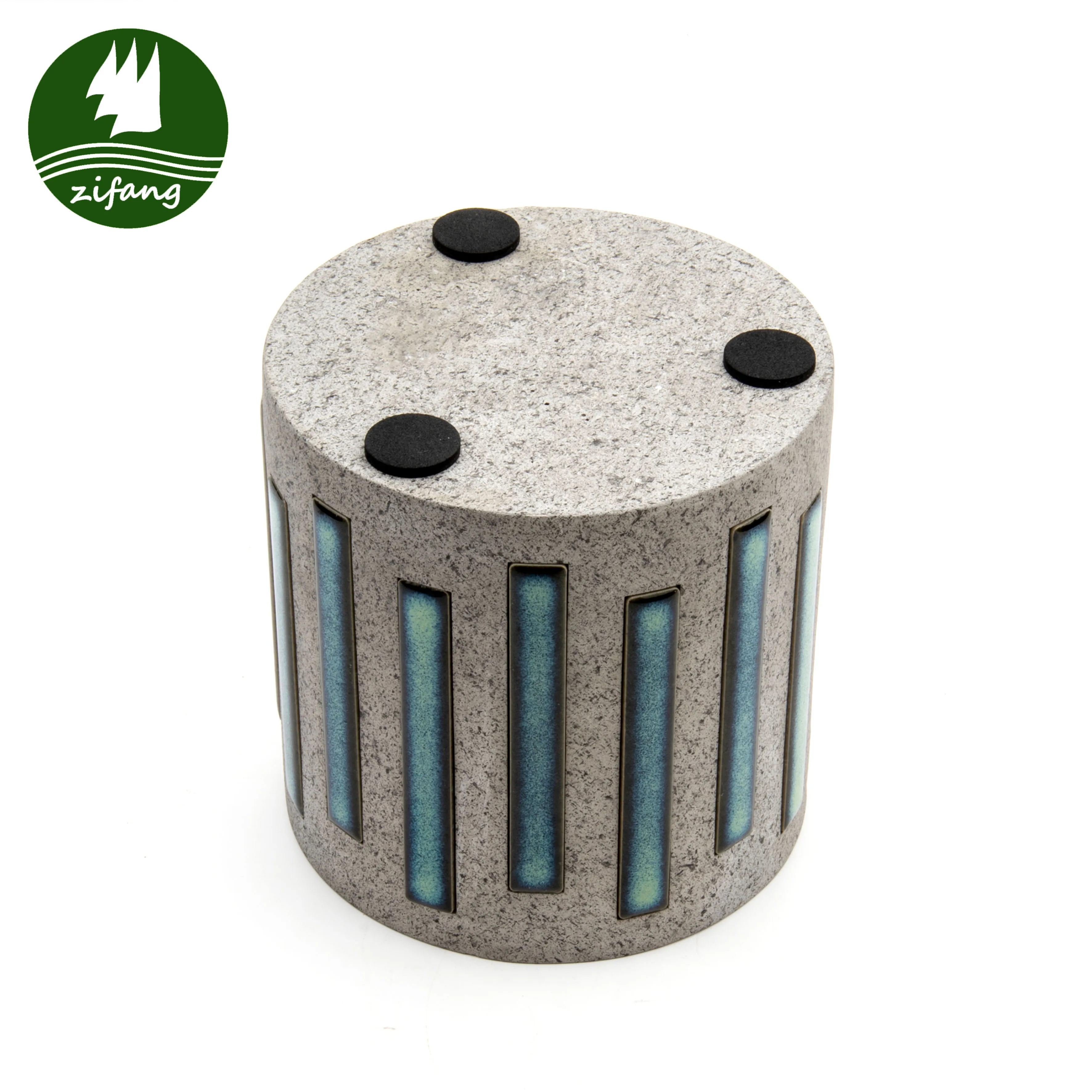 Embedded Independent Table Decorated Fire Pit Round Table Fireplace Living Room Bioethanol Fire Bowl