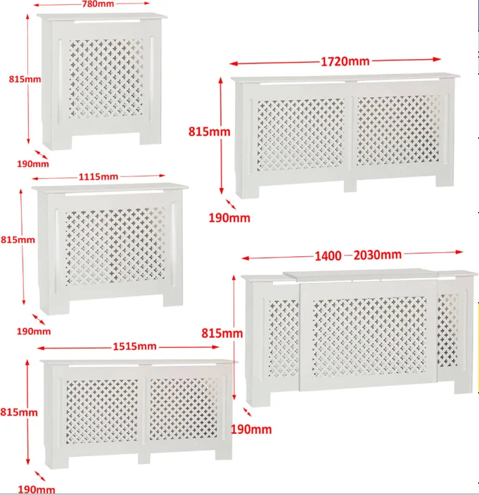 Лидер продаж, домашняя мебель ZJH, гостиная, деревянный шкаф для хранения, крышка радиатора