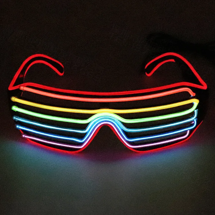 New Arrival Party Supplies Mulity-color Night Flashing Glowing Luminous Led Glasses Party Led Light Up Glasses