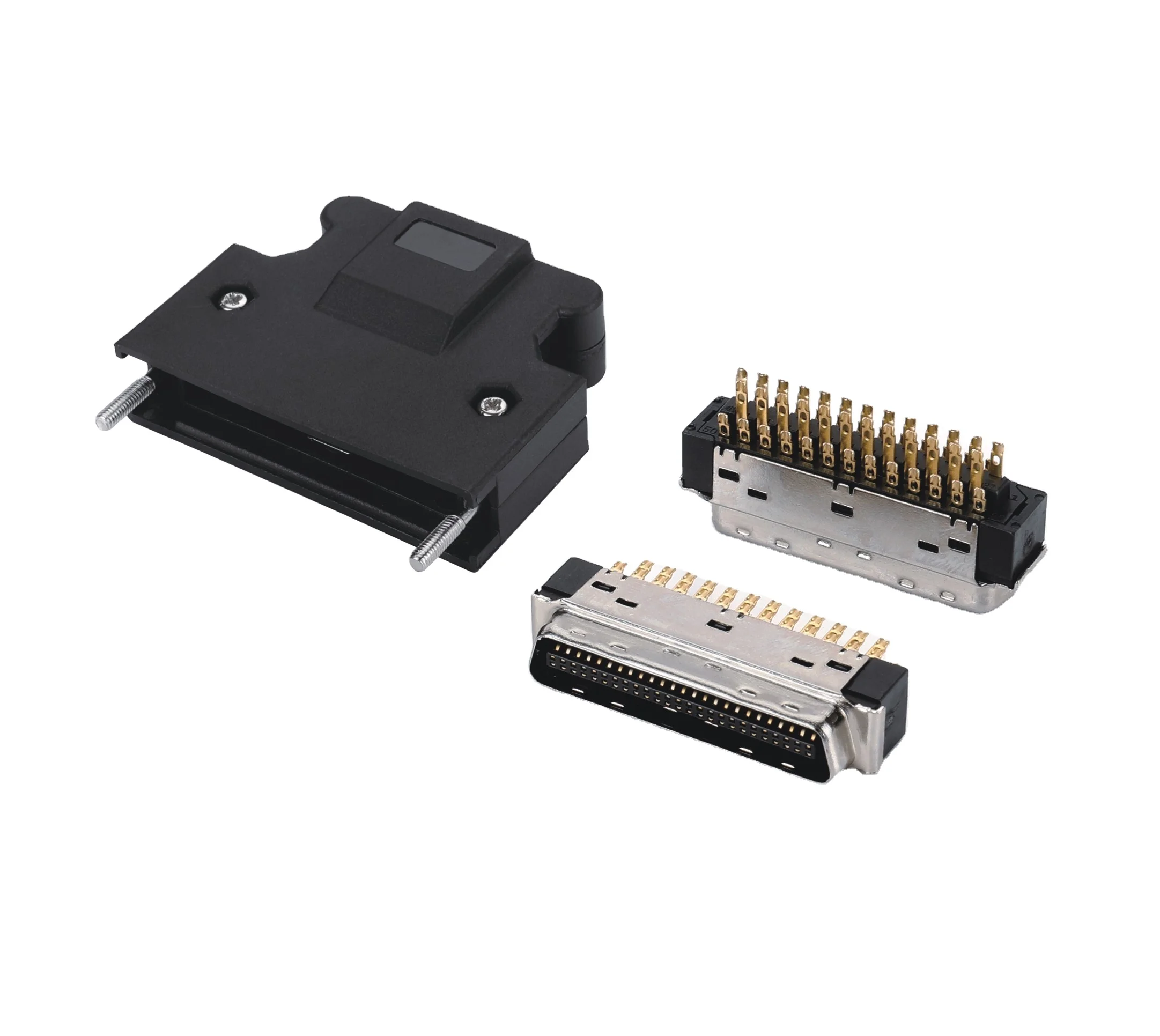 3M 50Pin 10350-52A0-008 10150- 3000PE 10150-3000PC  MR-J3CN1 SCSI 50Pin male  connector for servo motor