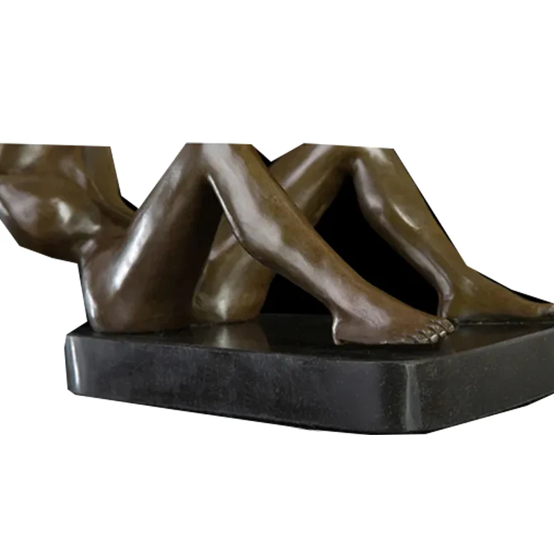 2023 Modern Bronze Sculpture Nude Female Shape Interior Home Decor Nude Female Bronze Sculpture