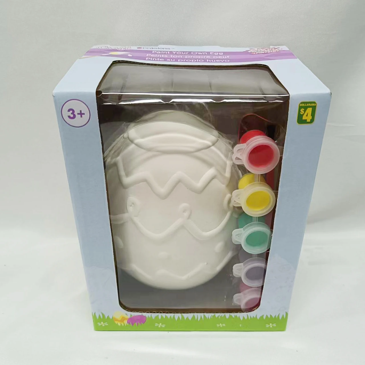 Decorate Your Own Painting Kids Set 6 Pots of Paint Complete Plaster