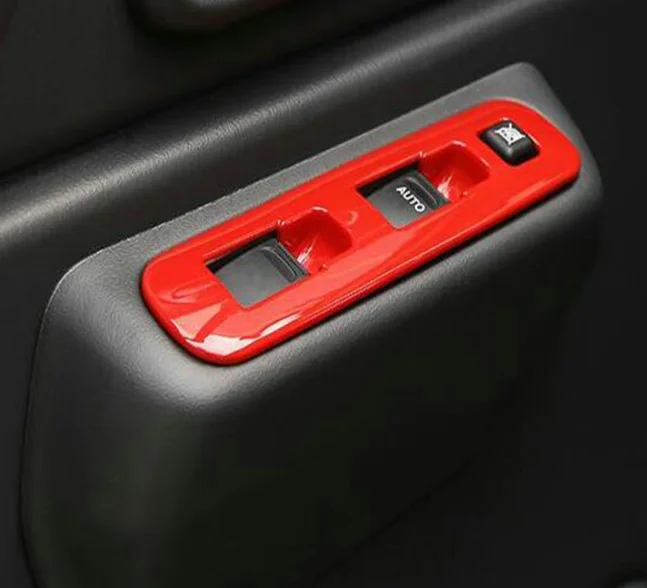 Interior moulding trim 3D Interior Car Window Lift Switch Styling Trims For Mitsubishi Outlander 2016 2017 Accessories
