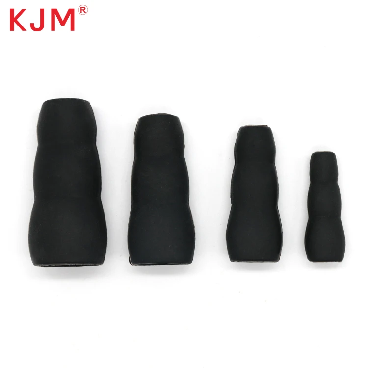 China Manufacturer Pet Leash Accessories Black Rubber Webbing Strap Rope Buckle Clip for Dog Leash