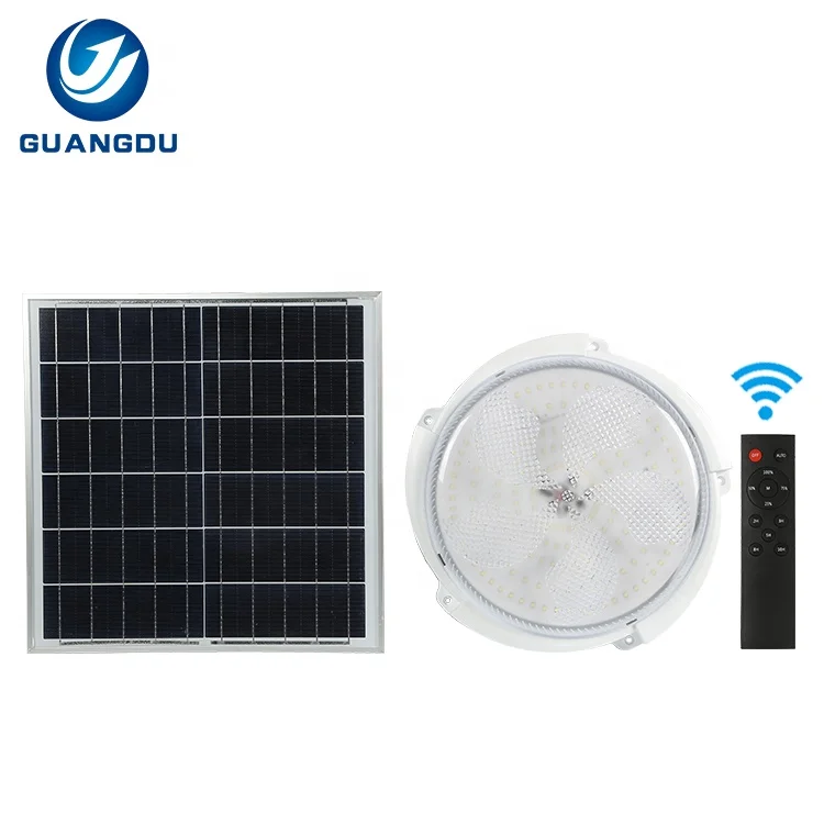 Factory price remote control aluminum indoor 80w 100w 200w solar round Ceiling Led Panel Light