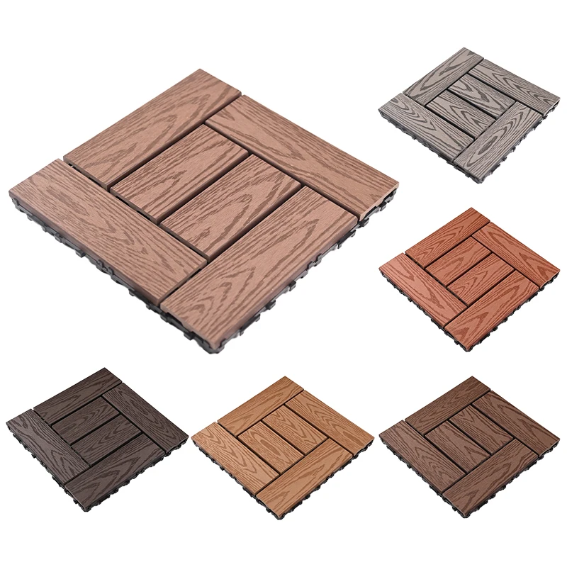 Garden Interlocking Paving Tiles Outdoor WPC Floor Interlocking Stone Tiles Stone Paving Interlocking Decking Tiles