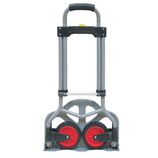 Portable Pull rod luggage cart folding buy food shopping trailer mute handling trolley