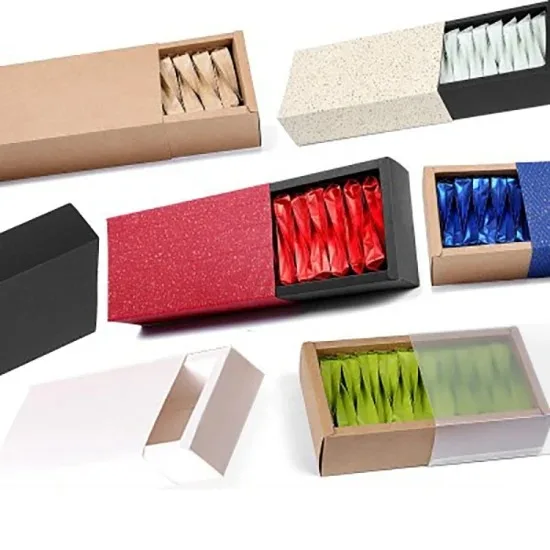 customizable Best Selling Recycle Kraft Drawer Chinese Tea Bags Paper Packaging Boxes