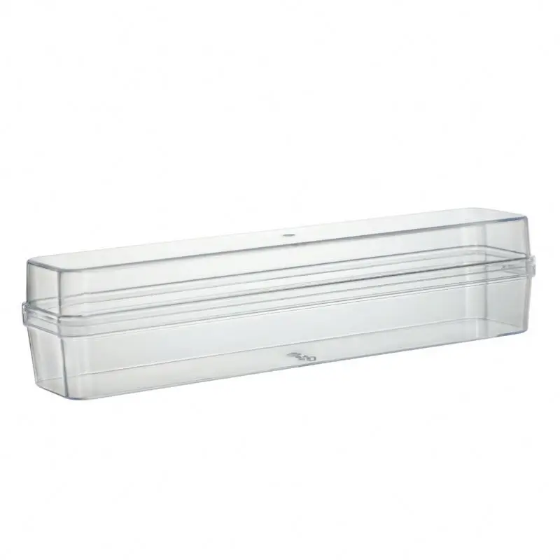 Rectangular Transparent Acrylic Packaging Box Mousse Biscuit Packaging Box Plastic Box