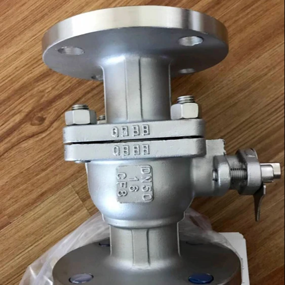 DIN3357 PN10/16 Cast Iron Double Flange Ball Valve with Mounting Pad