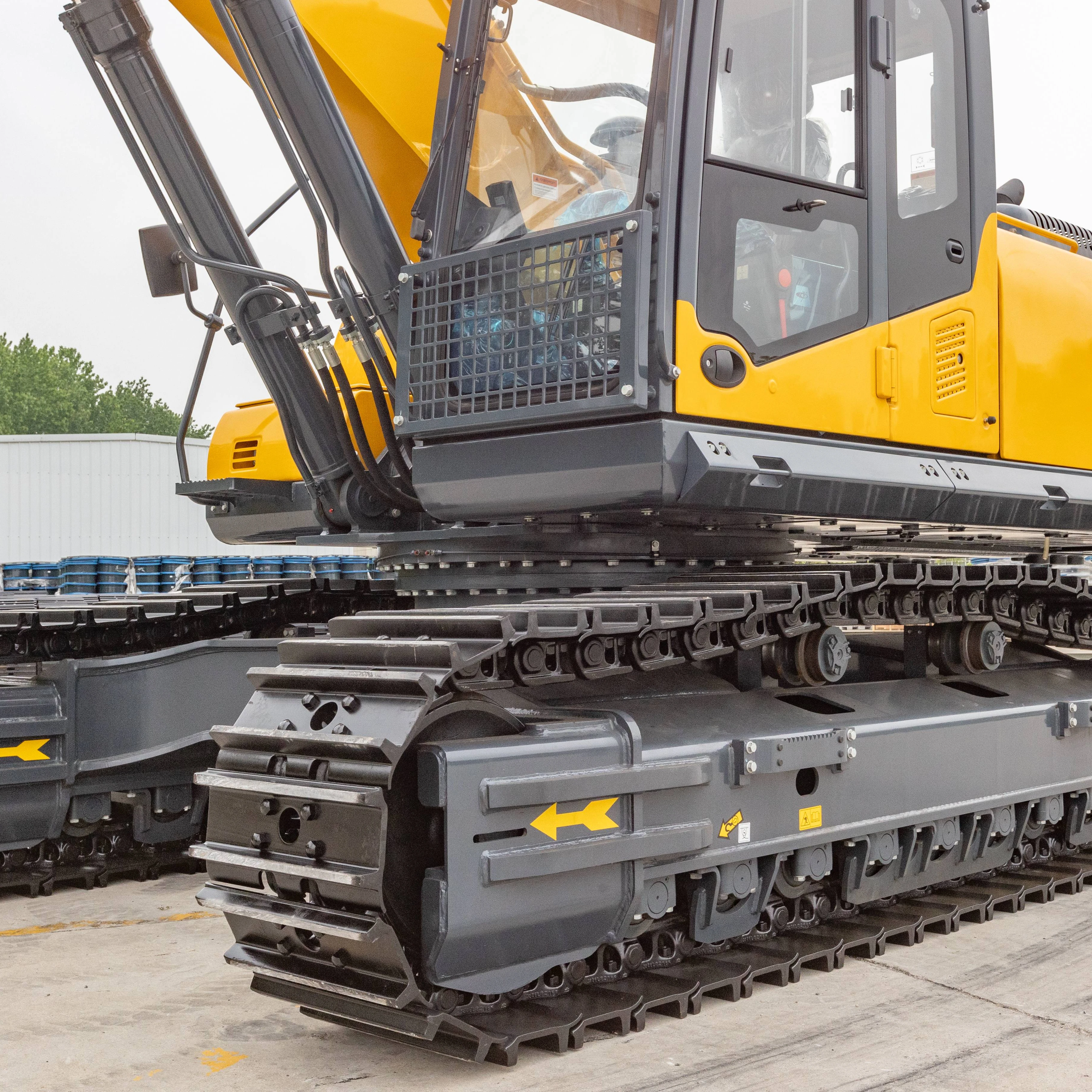 Used Cummins Engine ZG380 Hydraulic Crawler Excavator New 2-100 Ton Construction Machine with Bucket Pump & Gear Core Components