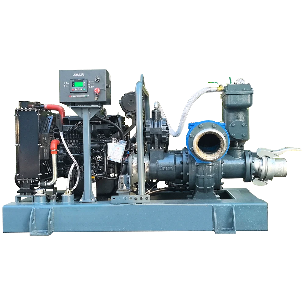 Small Power High Head diesel Engine Customized Sewage Transfer Pump