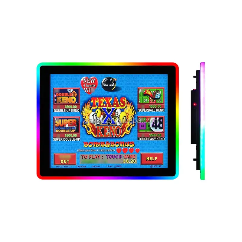 19 дюймов opg monitor Life of Luxury WMS 550 // Texas Keno gaming/T340 игровые мониторы со светодиодной подсветкой в наличии