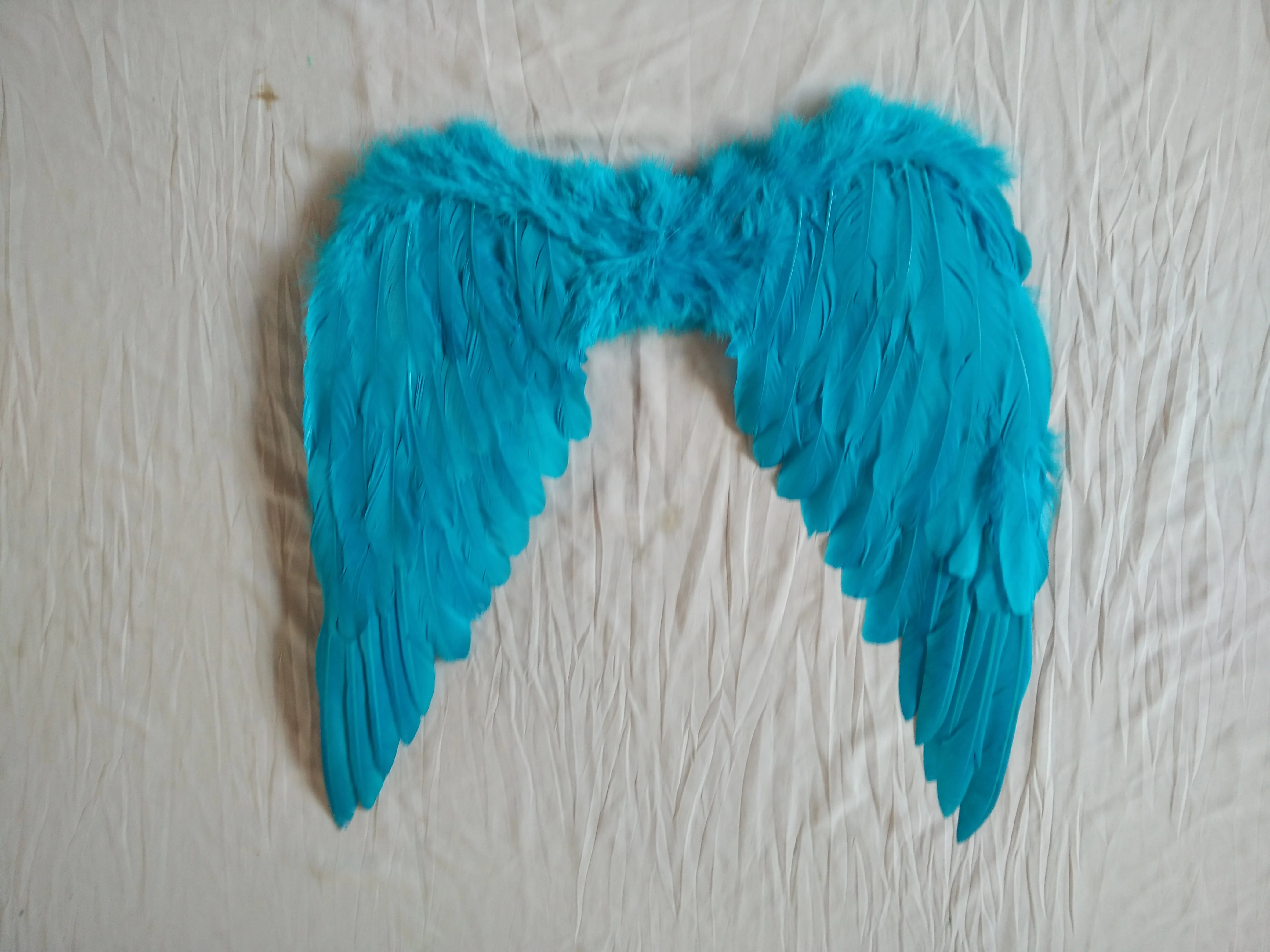 customized various colors small feather angel wings