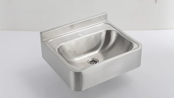 Популярная Прочная прямоугольная раковина для ванной комнаты настенная из нержавеющей стали умывальник