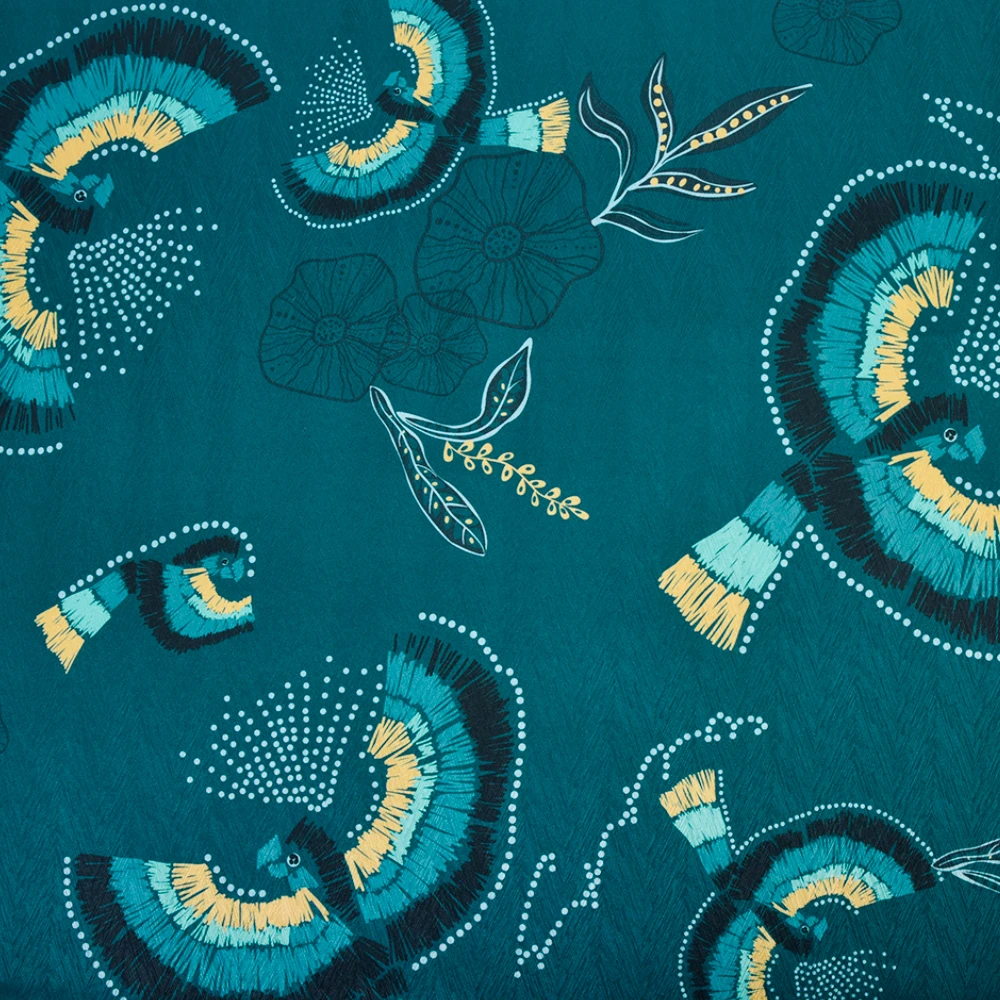 Creative animal pattern design soft 100% polyester print fabrics for clothing