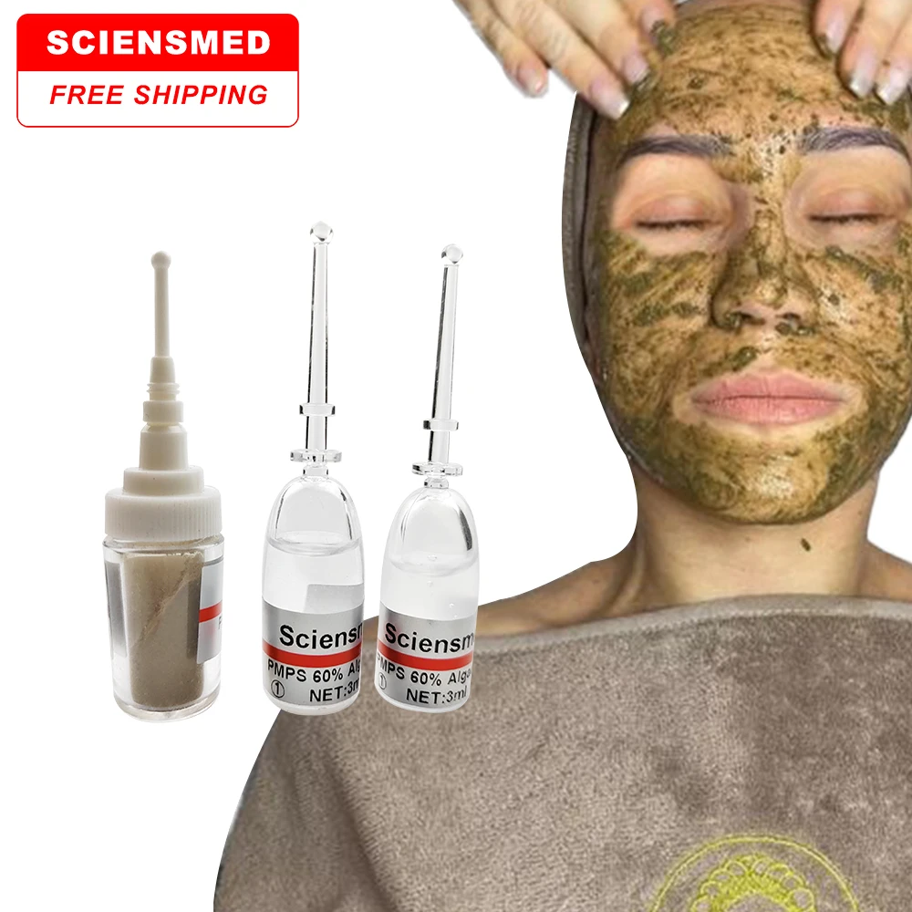 Free shipping Brown Sciensmed 60% PMPS Algae Peel Skin Peeling Aux Algues Spongilla Spicules for Acne Hyperpigmentation