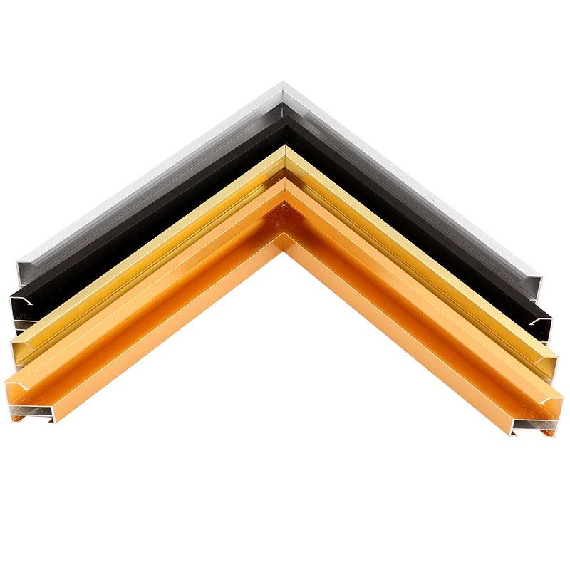 Aluminum alloy manufacturers sell metal materials, advertising posters, edge strips and decorative picture frame lines