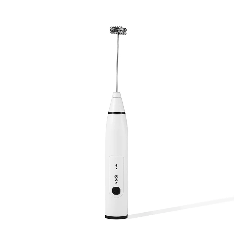 New USB Electric Milk Frother 2 Whisk Hand Mixer Blender For  Blending Coffee Milk Egg Beater Drinks Blender Free Sample