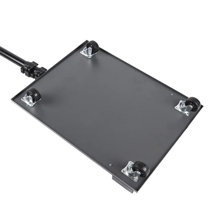 Portable car inspection mirror  with LED lights for safety