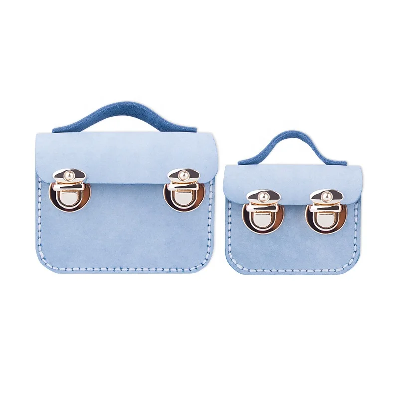 Custom Genuine leather coin purse handmade diy wallet cowhide creative coin purse fashion with different colors