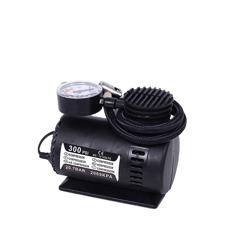 Widely Used 12v Portable Air Pump Tyre Pump Tire Inflators Car Air Compressor With Precision Barometer