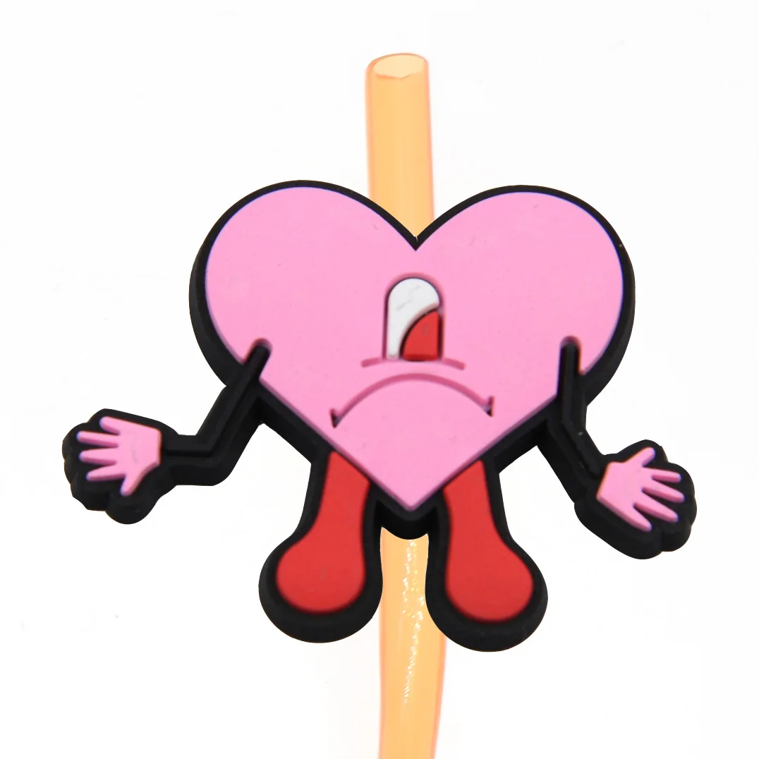 Puntas de stbad Банни барные аксессуары многоразовые соломинки советы для ношения с обувью питьевой соломы украшения на заказ 6-8 мм