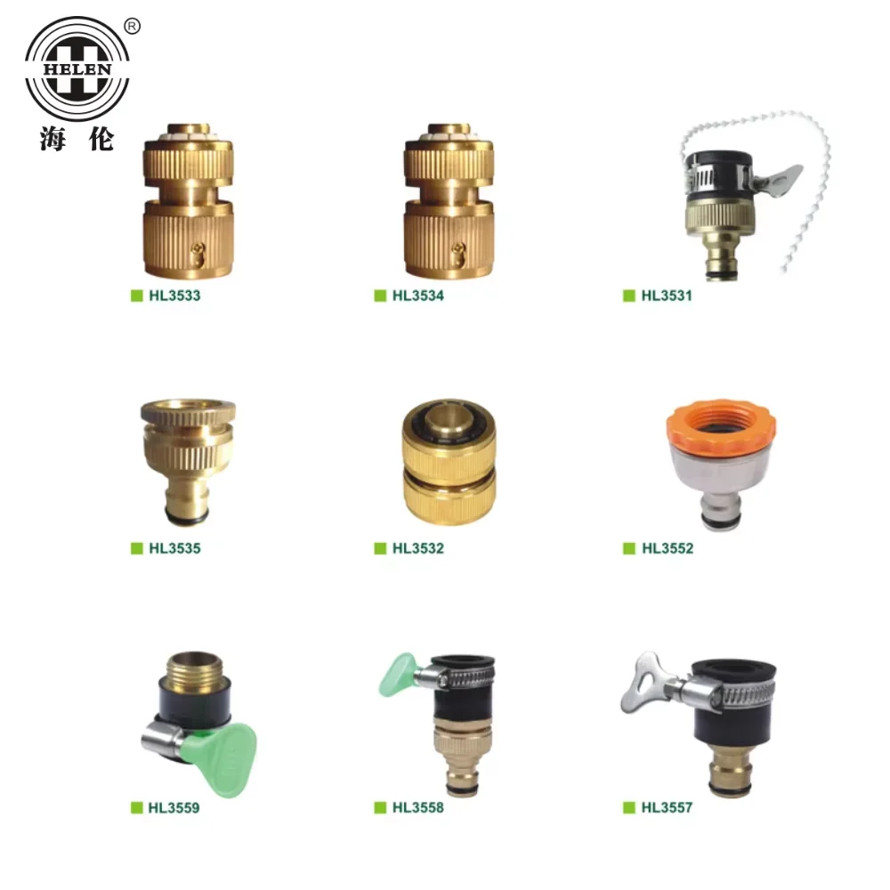 2 Way irrigation system Garden Hose Splitter ABS plastic 3/4 hose fittings connector  hose connector