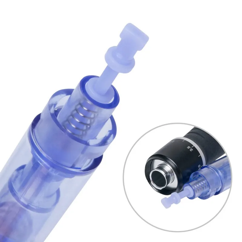 Replacement Bayonet Best cartridge for needle 12 pins blue needle cartridges derma